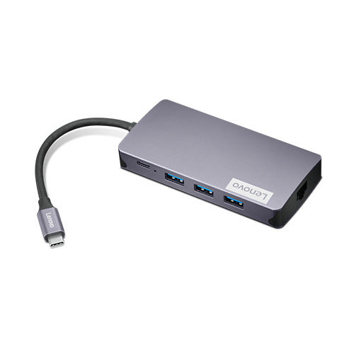 Lenovo 150 USB-C Travel Dock – Adattatore Per Laptop, HDMI, VGA, SD/TF, Carica Pass-Through, Compatibile Con Windows, Mac, IOS