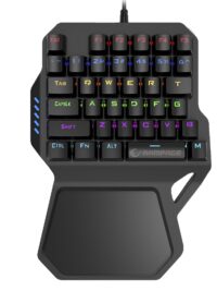 מקלדת גיימינג מכנית חלקית Rampage KB-R77 - סוויץ' כחול