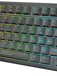 מקלדת מכנית חוטית עם כפתור שליטה ותאורת Miracase MMCK300 RGB