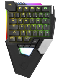 מקלדת גיימינג מכאנית חלקית - RAMPAGE KB-277 OMNI