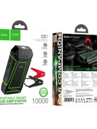 בוסטר התנעה לרכב עם מטען נייד 10000mAh ופנס  Hoco QS1