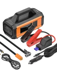 משאבת אוויר עם בוסטר התנעה סוללת גיבוי 10000mAh ושני פנסים Hoco QS4