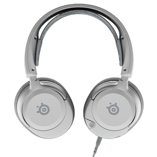 אוזניות גיימינג חוטיות - Steelseries Arctis Nova 1 בצבע לבן