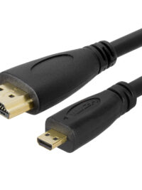 כבל באורך 1.8 מטר בצבע שחור - HDMI TO MICRO HDMI 4K