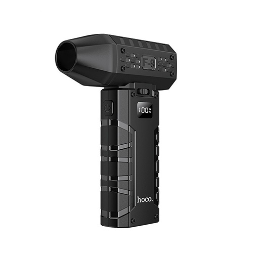 מפוח אוויר נטען Hoco HX67 80000RPM בצבע שחור
