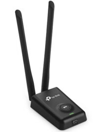 מתאם רשת אלחוטית בצבע שחור TP-Link 300Mbps High Power Wireless USB Adapter TL-WN8200ND