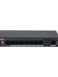 סוויטש Dahua Switch 8 Ports PoE 1 בצבע שחור