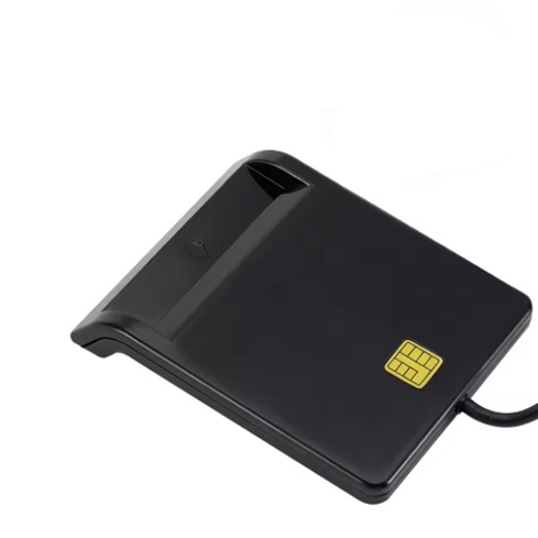 קורא כרטיסים חכמים USB 2.0 בצבע שחור