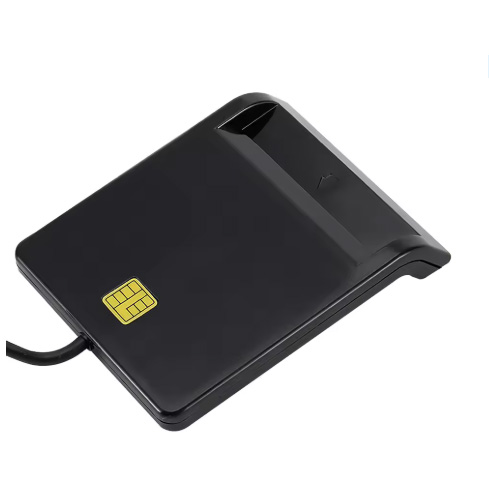 קורא כרטיסים חכמים USB 2.0 בצבע שחור