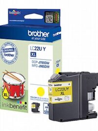 ראש דיו מקורי צהוב - BROTHER LC22U-C XL