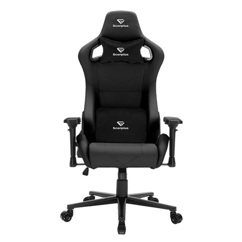 כיסא גיימינג Scorpius Deluxe Pro בצבע שחור
